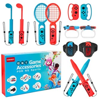 Switch Sports Accessories - CODOGOY 12 in 1 Bundle for Nintendo Switch Sports Games